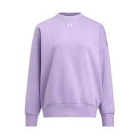 Under Armour UA Rival Fleece OS Crew Fashion Comfortable Casual Sweatshirt Women sweatshirt Purple 1386463-538 XS