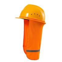 Kvėpuojantis statybininko šalmas su apsauga nuo saulės ir kaklo apsauga, 36 cm ilgio, lauko saugumui, kietojo šalmo priedai 2