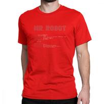 Mr Robot Fsociety00.dat T-Shirt Men Hacker Fsociety Hack Linux Programmer Awesome Cotton Tee Short Sleeve T Shirts Adult Tops S