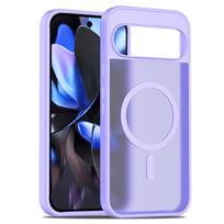 For Google Pixel 10 10 Pro XL Case Matte PC+TPU Anti-Fingerprints Smooth Touch Translucent Cover for Pixel10 Pro Google Pixel 10 Pro XL violetinė