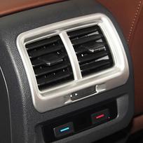 For VW Touran 2016 2017 Interior Accessories Armrest Rear Air Conditonnal Vent Cover Trim AC Outlet Panel Decoration frame1pcs