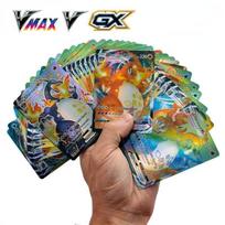 100 vnt. Pokemon kortelių Blizgančios VSTAR GX EX VMAX MEGA TAG TEAM Energija Treneris Charizard Pikachu Kolekcija Kovos kortelė I11 30PCS - VMAX