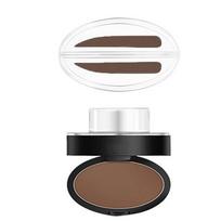 Tobulos formos spalvinimo antakių pudros paletė Antakių antspaudas Štampas Antakių antspaudai Antakių pudros antspaudas Curved eyebrow tamsiai ruda spalva