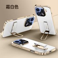 Oppo Find X9 ir Find X9 Pro dėklas Shield Pilna objektyvo apsauga Piršto rankenos dirželis Metalinis laikiklis Atlenkiamas dangtelis iš veganiškos odos Artificial leather&OPPO Find X9