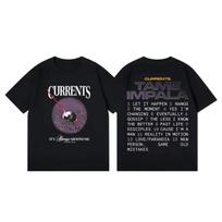 Tame Impala Currents Albumo Prekės Marškinėliai Mada Roko Vintažiniai Trumpomis Rankovėmis Marškinėliai Aukštos Kokybės Medvilnė Streetwear Marškinėliai Unisex 2XL