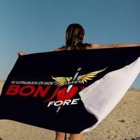 B-Bon J-Jovi Mikropluošto Antklodė Greitai Džiūstantys Paplūdimio Rankšluosčiai Dydelis Spausdinimas Super Sugeriantis Baseino Rankšluosčio Antklodė W40*H60(CM) black