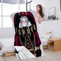 The Freak Circus Pierrot Bath Towel Microfiber Soft Water Absorbing Breathable For Girl Kids Decorative Cartoon Beach Towel W30*H60(CM)