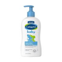 Cetaphil Baby Daily Lotion With Organic Calendula, Sweet Almond Oil And Sunflower Oil, Pump Bottle white