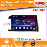 Android  For Toyota WISH LHD RHD 2003-2006 Car Player Radio Head Unit Multimedia 2din Carplay Auto Navigation GPS DVD BT 4 core 1GB+32GB carplay