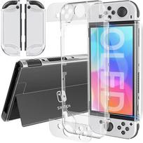 Skaidrus silikoninis dėklas, suderinamas su Nintendo Switch OLED 2021 - Phonillico® skaidri