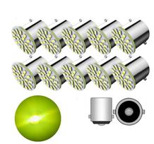 Super Bright 24V S25 Truck LED Marker Ball BA15S 1156 LED Single Ball Side 23mm x 19mm balta