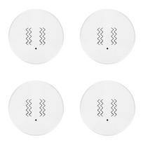 4X Tuya Zigbee Smart Vibration Sensor Real Time Monitoring Door Window Detection Alarm Smart Security Protection Sensor balta