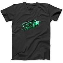 Exotic Concept Sports Car Supercar Luxury Hypercar Graphic Long Sleeve T-Shirt Sweatshirt Hoodie Tanktop for Men Women Kids Black S įvairiaspalvis