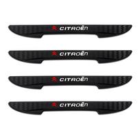 4 vnt. Automobilio durų krašto, galinio vaizdo veidrodėlio, buferio Anti-collision juostelės Citroen C4 C3 Xsara C-Elysee C5 C1 DS DS3 DS5 DS4 Jumper 4Pcs black