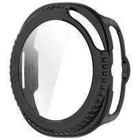 Apsauginis dėklas ir grūdinto stiklo plėvelė „viskas viename“ Samsung Galaxy Watch8 40mm/44mm ir Watch8 Classic išmaniajam laikrodžiui for watch8 40mm juoda