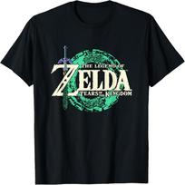 The Legend of Zelda Tears of the Kingdom Hyrule Priekis & Galas Marškinėliai S juoda