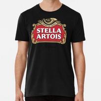 Stella Artois Classic S iki 5XL Pagaminta JAV Marškinėliai Unisex Marškinėliai XL