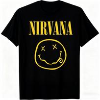 New Nirvana Rock Band Mens 100cotton Tshirt Hiphop Style Mens and Womens Oversized Y2K Tee Casual Loose Outdoor Street 2XL