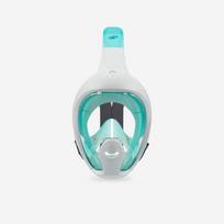 Decathlon Children's Full Face Snorkel Mask One Size žalsvai mėlyna
