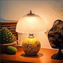 New Chinese Retro LED Bedside Table Lamp