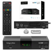 DVB-T2 H.265 HEVC tuner Kruger&Matz HDMI SCART PVR EPG USB decoder