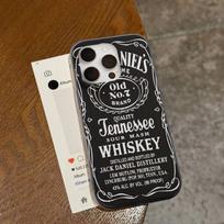 Prekės ženklas J-Jack D-Daniel Prabangus telefono dėklas IPhone 17 16 15 14 13 12 11 Pro Max Plus Bangų rašto buferis Galinis dangtelis iPhone 13pro max