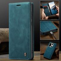 CaseMe Retro Magnetic Flip PU Leather Phone Case for Oneplus 15 Wallet Cover Phone Coque For Oneplus15 1+15 Oneplus 15 mėlyna