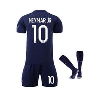 Neymar JR 2022/2023 Sporto įranga Tamsiai mėlynas poliesterio treniruočių marškinėlis 100-110 CM tamsiai mėlyna spalva