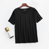 Men's Seamless Quick-Dry Ice Silk Crew Neck T-Shirt - Thin, Short Sleeve, High Elastic Fitness Base Layer 2XL (Recommended for 120-135 lbs) ledo mėlyna spalva