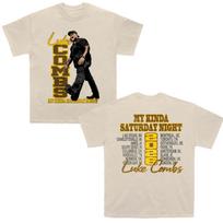 2026 New Luke Combs TOUR My Kinda Saturday Night Unisexs Clothing TShirt Cotton Short Sleeve Fans Gift Y2k Popular Summer T Shirt XL