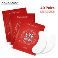 Akių pleistrai blakstienų priauginimui NAGARAKU Gel Hydrogel Eyepatch 40 pairs