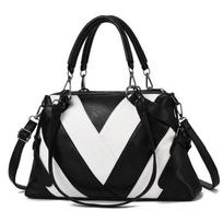 Female Solid Color Patchwork Shoulder Bag Women Designer Handbag Bag Ladies PU Leather Crossbody Bag