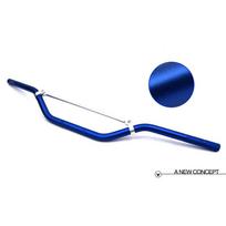 Universali 7/8  22 mm aliuminio motociklo vairas, skirtas Yamaha Suzuki mėlyna
