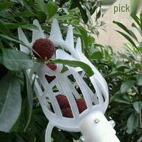 High-Altitude Fruit Picker Tool for Waxberries, Loquats, Plums, Jujubes, Apricots, and More White Fruit Picker Head