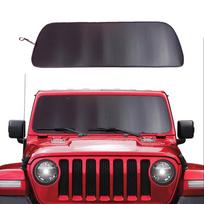 Jeep Wrangler JL/JLU priekinio stiklo saulės skydelis su aliuminio folija šilumos izoliacijai Fits 2018+ JL Wrangler