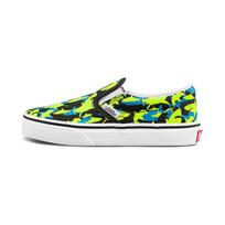 Vans Slip-On Patogūs žemi vaikiški riedlenčių batai Vaikiški kedai Žali Mėlyni Juodi VN0A5KXM7T7 34