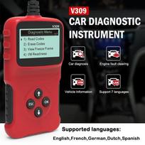V317 V309 V520 Automobilinis gedimų diagnostikos instrumentas Automobilio variklio sistema Automobilinis DTC paieškos kodų skaitytuvas Automobilio diagnostikos įrankis