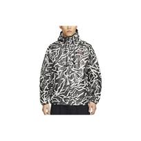 Nike raštuotas užtraukiamas džemperis striukė Vyriški švarkai Anglies pilka DX0036-060 M