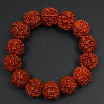 Nepalese five-petal burst meat source toothless big diamond Bodhi bracelet bracelet Wenwan Buddha beads,Christmas gift, Stocking stuffers