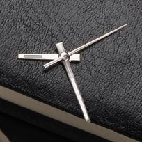 Baton Datejust Hands Polished Silver Needles NH35 Watch Hands C3 Super Lume Pointer for Eiko Mod Automatic Movement Diy Watch sidabras