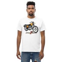 Klasikinio japoniško motociklo CB500 Four Motociklininko marškinėliai 100% medvilnė apvalia kaklo iškirpte trumpomis rankovėmis kasdieniai vyriški marškinėliai Dydis S-3XL S