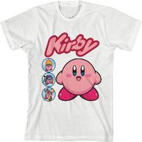 Kirby Klasikinis Anime Veikėjas Jaunimo Vaikų Balti Marškinėliai S balta