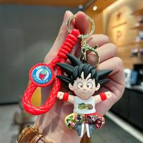 Anime Dragon Ball Raktų pakabukas Z Super Saiyan Son Goku Bulma Broly Piccolo Majin Buu Serija Kawaii Krepšio pakabukas Raktų pakabukas Žaislai Dovanos