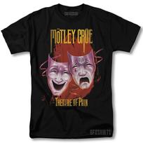 Motley Crue Marškinėliai Theatre of Pain Roko Turo Vntg Grafinis Dizainas Marškinėliai Unisex Marškinėliai XL