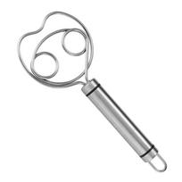 Bread Whisk Bread Whisking Tool Dough Hook One-line Molding Process Binocular Coil Head for Pastry Biscuits Cake Sourdough