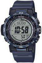 Casio Pro Trek Made with Biomass Navy Men's Watch, Radio-Controlled Solar, Plastic, PRW-35Y-2JF,
