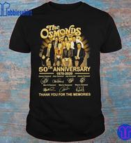 The Osmonds 50-ojo jubiliejaus dėkojame už prisiminimus marškinėlis su parašu S