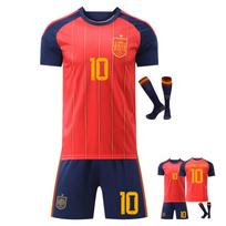 Vaikų sporto įranga Ispanija Yamal Futbolo marškinėlių komplektas YSHT Raudonas 110-120 cm 110-120 CM