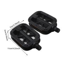 Bicycle Pedals Ultralight MTB Road Pedal Cycling Mountain Bike Accessories Foot Plat Anti-slip 11x7cm Standard Universal Pedals juoda