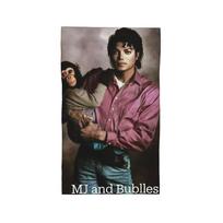 Michael Jackson Minkštas veido rankšluostis Greitai džiūstantis Baseino vonios medvilniniai rankšluosčiai kvėpuojantys W30*H60(CM)